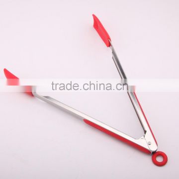 Silicone Tongs,Premium quality Silicone Stainless Steel Tongs Silicone Cooking Utensils(9inch & 12inch are available)