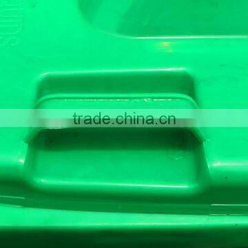 1020x597x740mm 240L New Polyethylene HDPE Green China Outdoor Plastic Garbage Bin With Wheels and Covers photo-2
