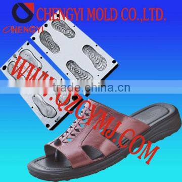 3d leather casting gent's upper with eva sole mold making