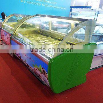 Commercial Ice cream horizontal display cabinet