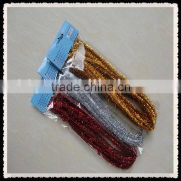 0.8CM*50CM pipe cleaners assorted colors,10pcs/bag