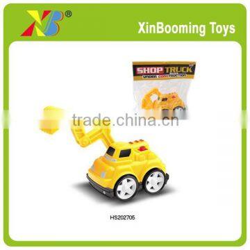 16cm kids plastic toy mini excavator