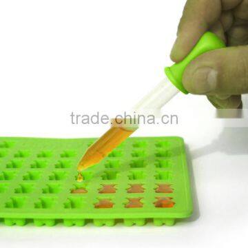 silicone gummy mold, silicone bear mold, silicone candy mold, gummy candy maker