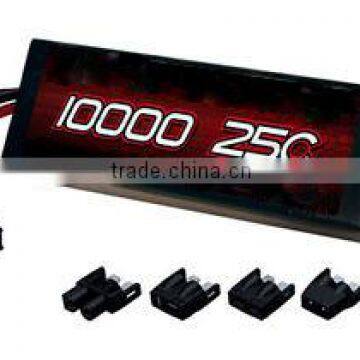 Toy helicopter battery 20000mah 7.4v rc helicopter battery for Portable DVD,GPS,etc.