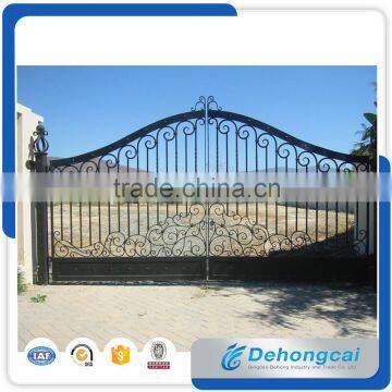 Alibaba high quality direct professional supplier ISO factory wrought iron gate used