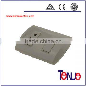 South American 1gang wall switch and socket