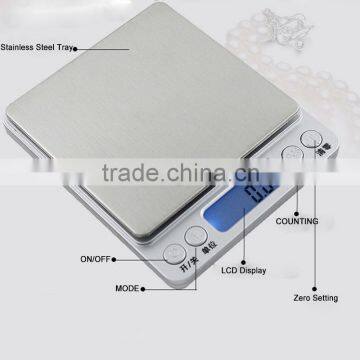 LCD Display Counter Weighing Jewelry Scale