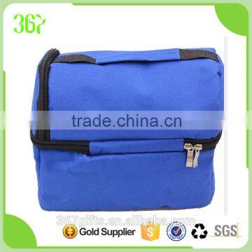 Wholesale Insulated Double Layer Cooler Lunch Bag Promotional