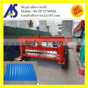 Aluminium Corrugated Roofing Tile Roll Forming Machine