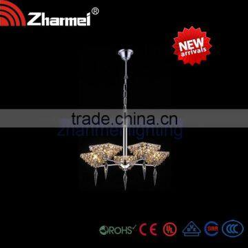 Champagne Chandelier Crystal Pendant Lamp, Energy Saving lightings