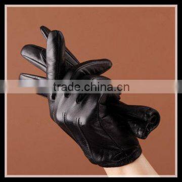 fashion style sheepskin leather glove