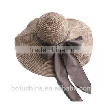 New Design Cheap Summer Women Straw hats foldable straw hat Summer Beach Straw hats