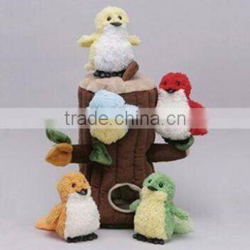 Plush Bird House Stuffed Animals by Unipak/funny stuffed animals/cheap bird houses