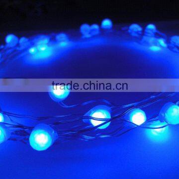 For christmas day bead led string lights Led copper wire string light