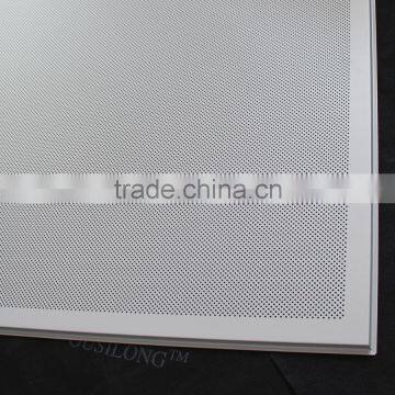 Customized Flat Perforated Panel Metal Ceiling Suspended Ceiling Board Aluminum Lay In Ceiling photo-3