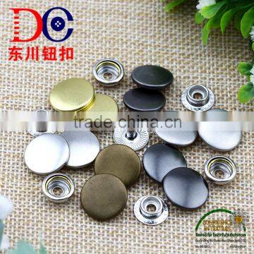 New Fashion Metallic Colors Durable in Nickle Free Ring Snap Button For Coats