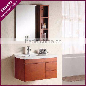 ROCH 8051 Hanging Oak Bathroom Vanity Natural Wood Washing Table