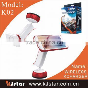 KJstar Qi Wireless Charger Mobile Phone Car Holder