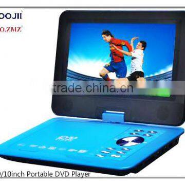 2014 new portable dvd with 7-16ich screen, USB/GAME/FM function