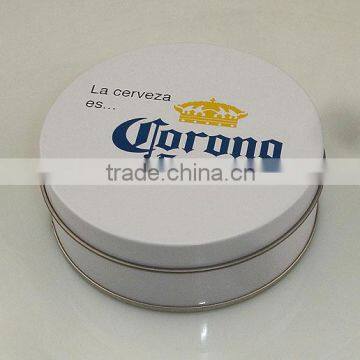 Round, Exquisite and Superior Tinbox for Card Use photo-2