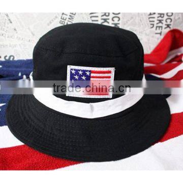 Embroidery Flag Bucket Hats