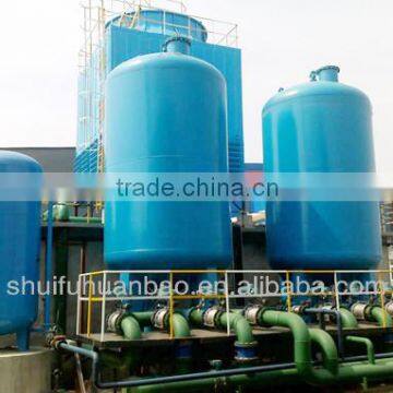 High-rate filter for waste water treatment