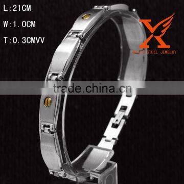 Stainless Steel Silver/Gold Color Bracelet Latest Style Fashion Bracelet