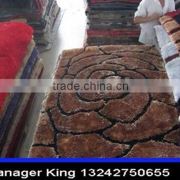 Living room decorative polyester shaggy carpet