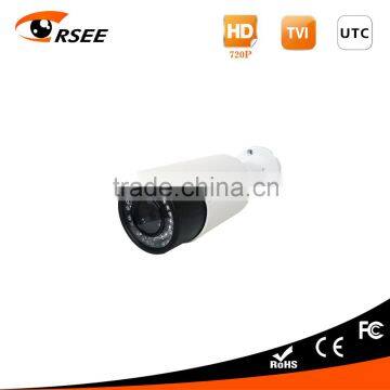 1.0mp 3.6/4/6mm ir distance 30m 24 months warranty metal bullet TVI camera