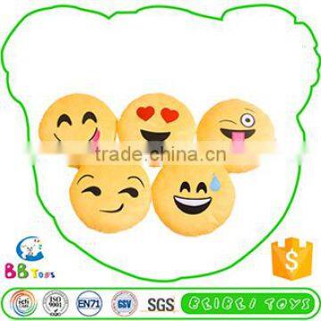 Novel Product Premium Quality Advantage Price Custom Made Soft Smiley Emoticon Pillow