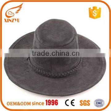 Cheap Plain Felt Cowboy Hats Wholesale Diy Felt Hats With Ribbon & Rope photo-3