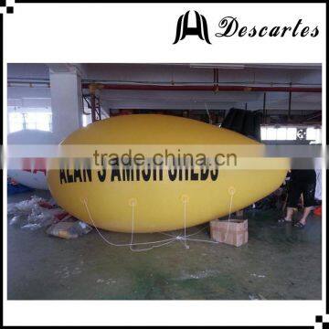 Outdoor self inflatable zeppelin blimp helium balloon for large events
