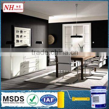 Exceptionally smooth finish interior wall paint