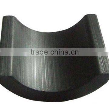 Anisotropic ferrite arc segment magnet with ISO/TS16949