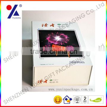 paperboard package box for electronic products with free sample