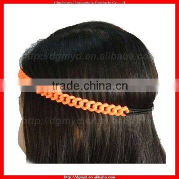 15MM wide chain link hair band for Ladies (MYD-2043)