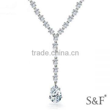 DLN-0005 Wholesale Women Jewelry Chinese Zircon Necklace