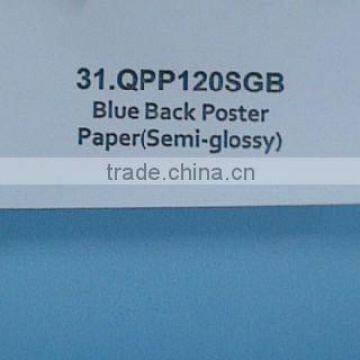 Blue Back Poster Paper(Semi-glossy)