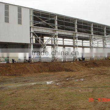 prefabricated steel frame warehouse, light steel frame warehouse