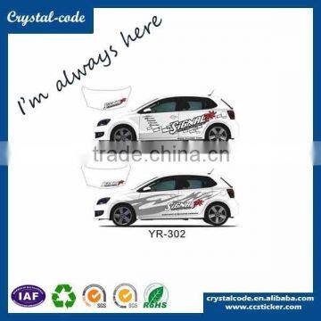 fashion design removable waterproof car full body decoration vinyl sticker