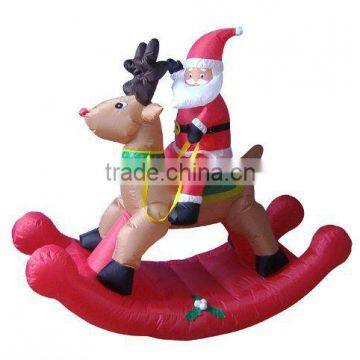 2012 NEWEST inflatable tall rocking reindeer