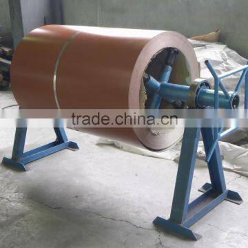 China manual steel coil uncoiler machine