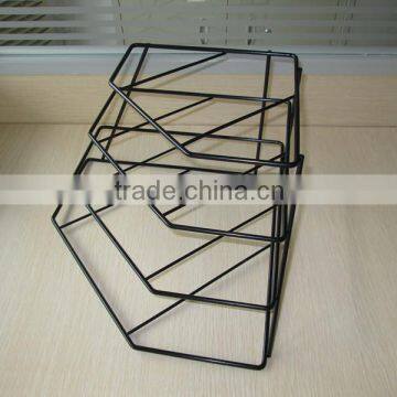 Kithen Counter Top Cabinet Metal Pan Organizer Rack photo-2