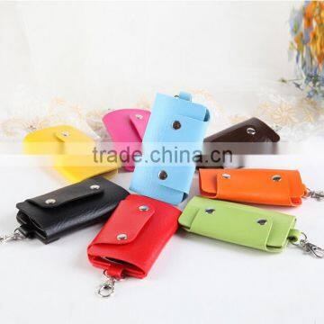 Factory Price Leather Key Case Key Holder Car Key Purse Key Bag