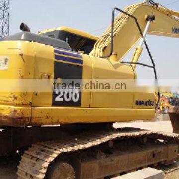 Good quality excavator komatsu pc 200-7,also pc60,pc120,pc200-6,pc200-7,pc200-8,pc220-6 for sale