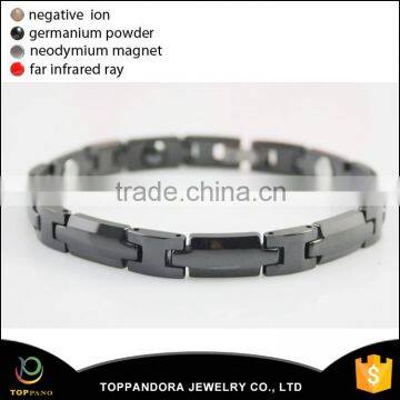 new arrival high energy 316L stainless steel bracelet with power magnet