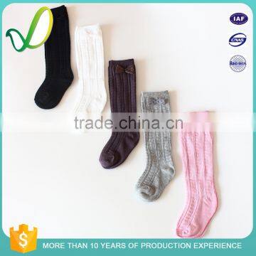 Baby Girl White Petti Long Sock Stocking with Various Bow For Pettiskirt