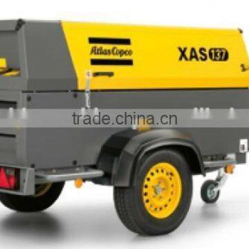 Atlas Copco Model XAS97Dd tire type air compressor made in China