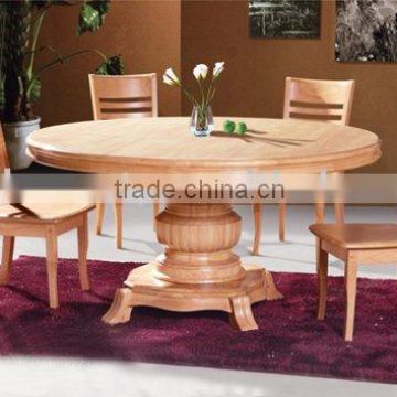 Dining round table and 4 chairs set for dining room (BY-601 , BY-0906)