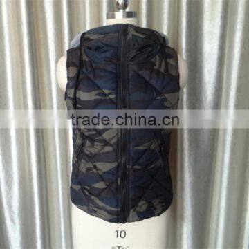 Tactical Women Camo Winter Sleeveless Jacket Vest